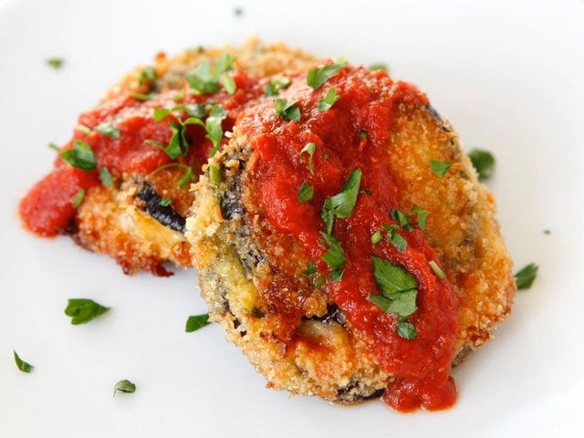 Baked Eggplant Sandwiches