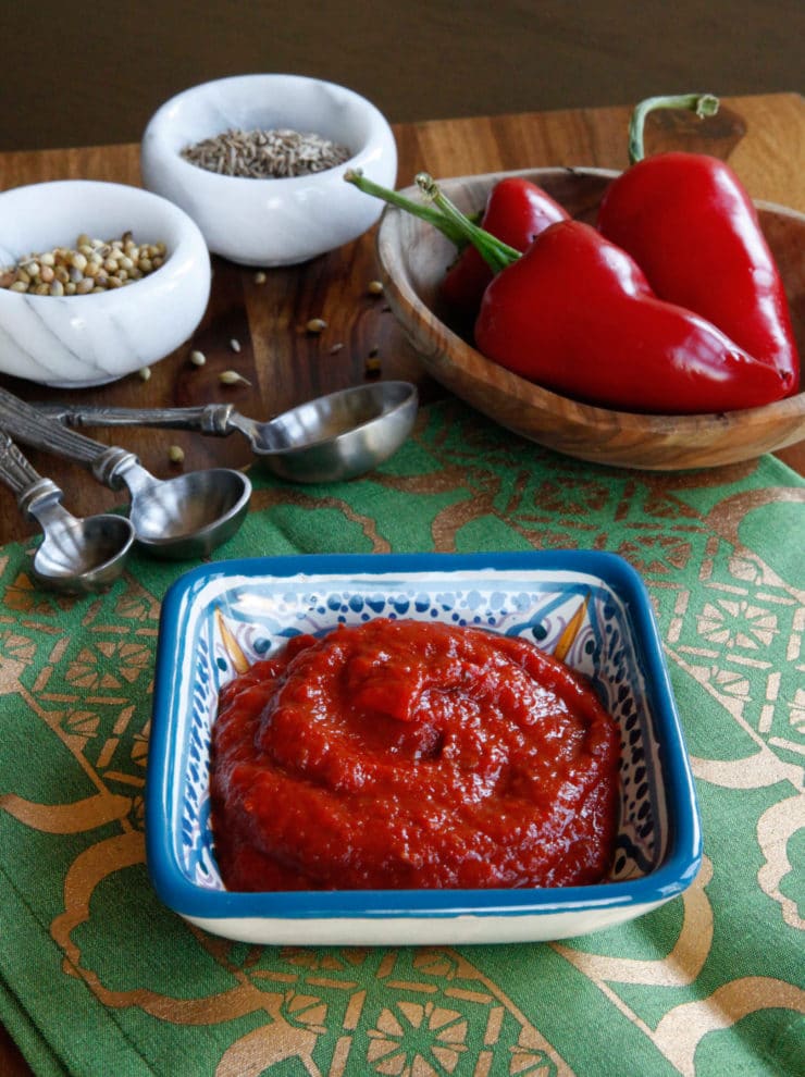 Harissa - Recipe for Spicy Chili Garlic Sauce
