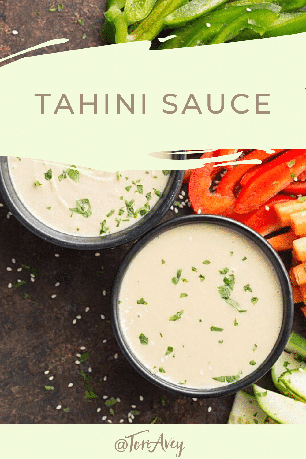 Tahini Sauce - How to Make Middle Eastern Tahini Sauce