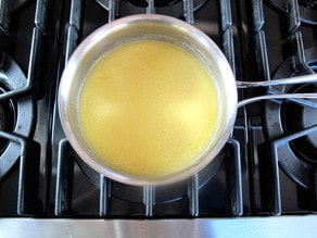Cook egg mixture until it coats the back of a spoon.
