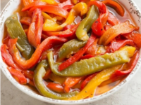 Roasted Pepper Salad Pinterest Pin