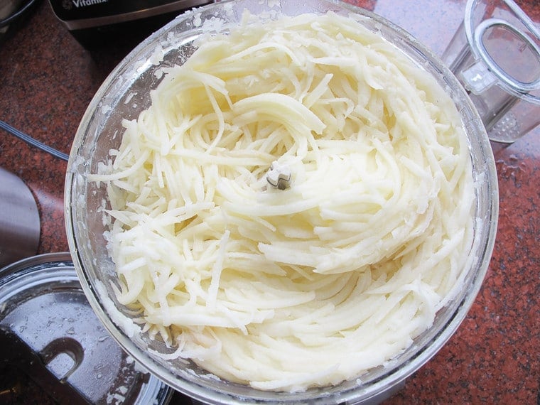 Passover Potato Kugel - Traditional Jewish Kugel with Potatoes, Onions and Eggs for the Passover Holiday.