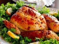 Farah's Roast Chicken with Garlic, Honey, Lemon and Chili Flakes - Juicy, Flavorful Roasted Chicken Recipe