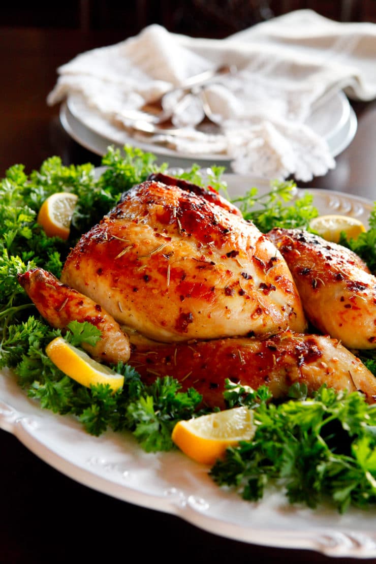 Simple Whole Roasted Chicken Recipe