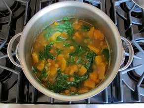 Vegan Butternut Squash and Chickpea Soup 6