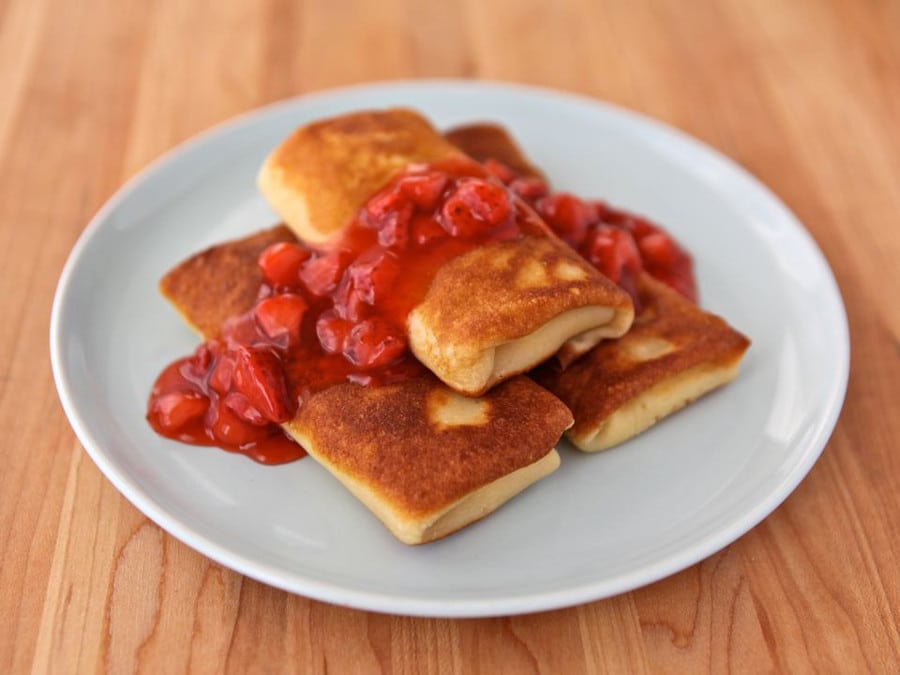 Blintzes-with-Strawberry-Topping-900x675 image