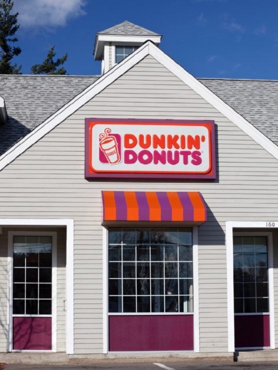 Dunkin' Doughnuts Storefront on sunny day