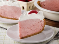 Strawberry Chiffon Pie Pinterest Pin