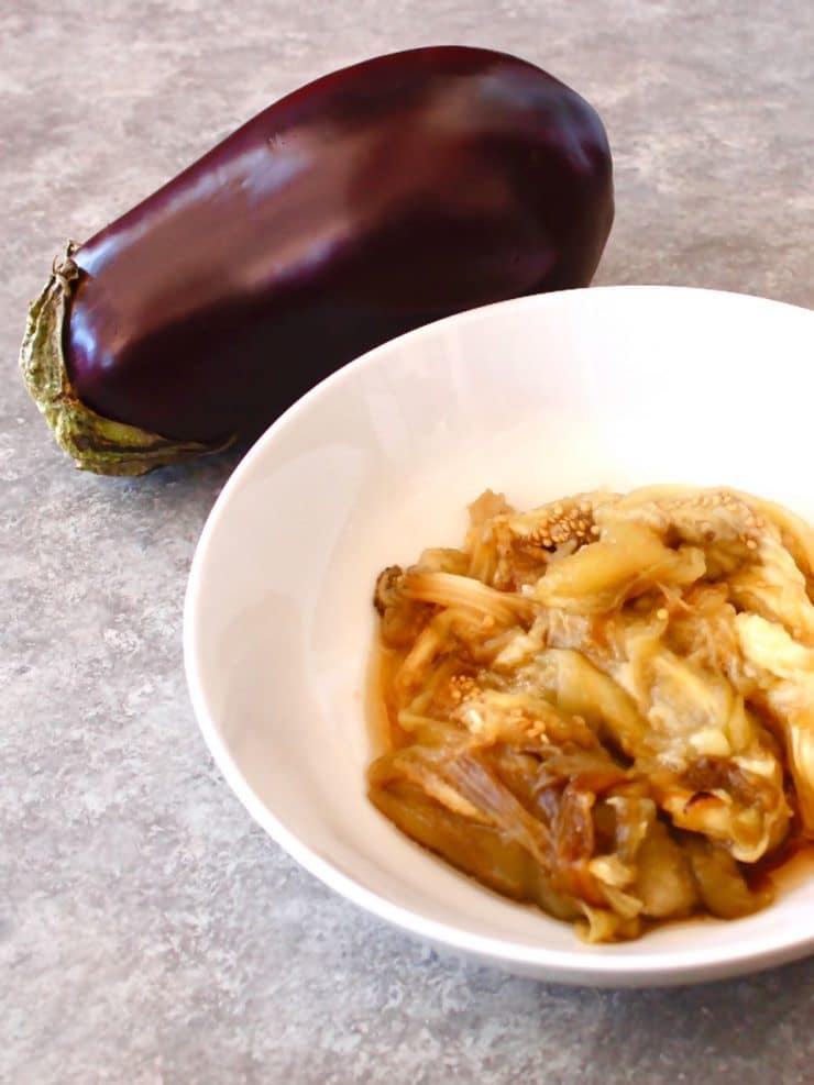 How to Roast Eggplant - Detailed step-by-step tutorial for roasting eggplant with flame, on stovetop, in the oven, on a grill or on a grill pan. | ToriAvey.com #eggplant #roasting #roast #vegetables #eatyourveggies #veggies #babaghanoush #vegan #healthy #natural #lightenup #hearthealthy #roasted #ovenroasting #grill #easyrecipe #kosher #nutrition #cleaneating #sidedish #vegetarian #colordiet