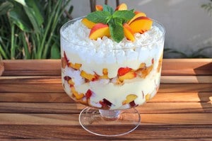 Peach Trifle
