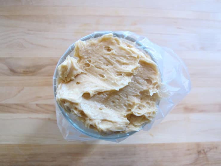 Fill pastry bag with remaining cinnamon honey butter.