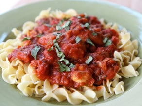 Chicken Cacciatore with Noodles