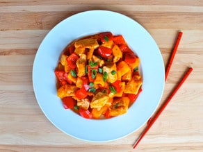 Chinese Sweet and Sour Chicken Wide