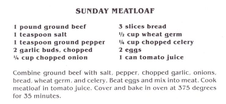 Elvis Presley’s Sunday Meatloaf - Make Elvis Presley’s Sunday Meatloaf, a recipe from the Presley Family Cookbook, and learn about the Jewish ancestry of Elvis and his mother.