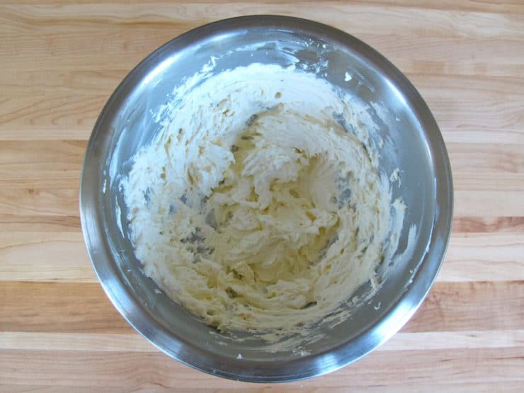 Whipping water into buttercream.
