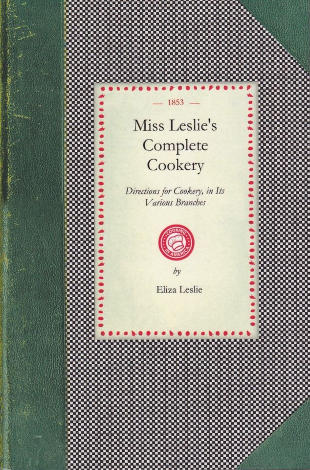 What Abraham Lincoln Ate: Apple Bread Pudding - Recipe for Apple Bread Pudding with Cream Sauce from Mary Todd Lincoln's favorite cookbook, Miss Leslie's Complete Cookery. Simple baked dessert.