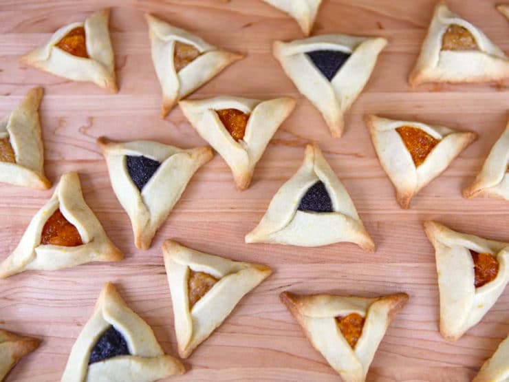 Buttery Hamantaschen - Learn to make buttery hamantaschen dough, easy to work with for any filling. Rich, delicious, orange-scented cookies. Kosher, Dairy.