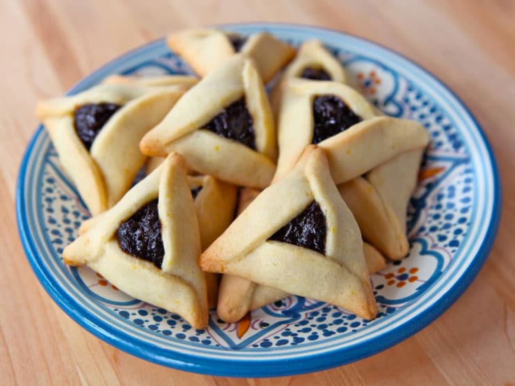 Buttery Hamantaschen - Learn to make buttery hamantaschen dough, easy to work with for any filling. Rich, delicious, orange-scented cookies. Kosher, Dairy.