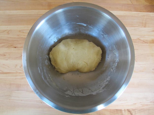Knead dough until smooth.