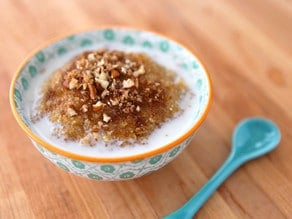 Maple Brown Sugar Quinoa Porridge 1