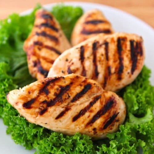 Pineapple Lime Grilled Chicken - Chicken marinade recipe for grilling - pineapple juice, lime juice, lime zest, oregano and cayenne. Easy healthy kosher recipe.