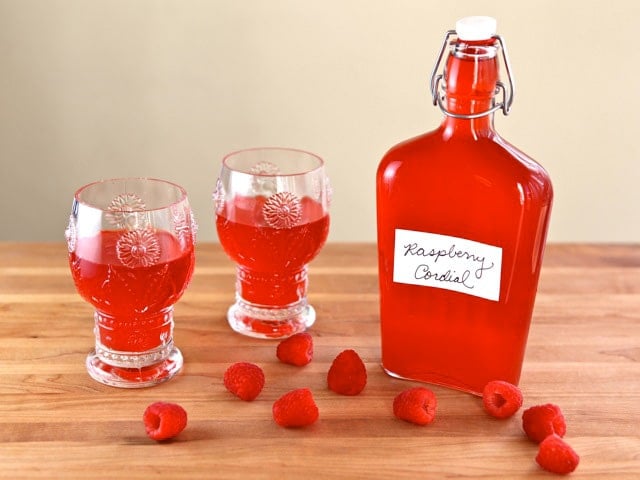 Homemade Raspberry Cordial