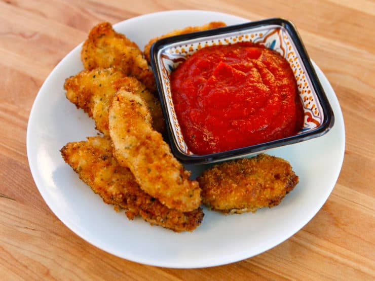 Italian Schnitzel Bites- Crispy Marinated Panko Chicken Bites