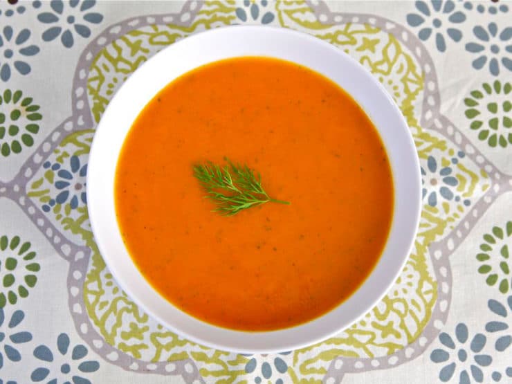 Hearty & Healthy: Norene Gilletz's Carrot & Sweet Potato Soup by Tori Avey