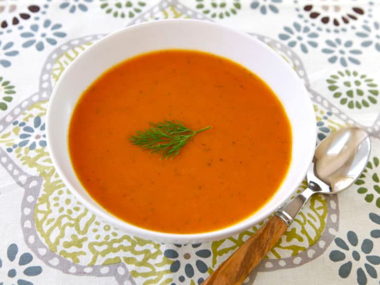 Carrot and Sweet Potato Soup