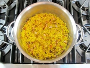 Claudia Roden's Saffron Rice 8