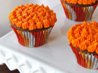 Halloween Devil’s Food Cupcakes