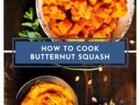 How to Cook Butternut Squash Pinterest Pin