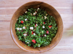 Kale, Pear and Cranberry Salad 4