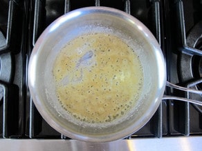 Roux in a skillet.