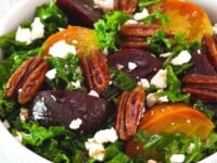 Kale and Roasted Beet Salad Pinterest Pin