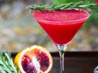 Blood Orange Cocktail with Rosemary Pinterest Pin