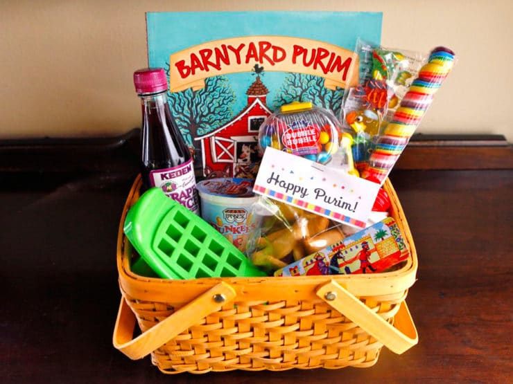 Kid Fun Purim Basket