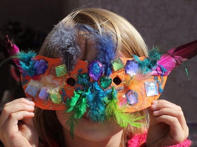 Make a Mask for Purim - Purim craft for kids from Brenda Ponnay. Learn to make a homemade mask for the Jewish Purim holiday using simple supplies from your local craft store. Easy and affordable.