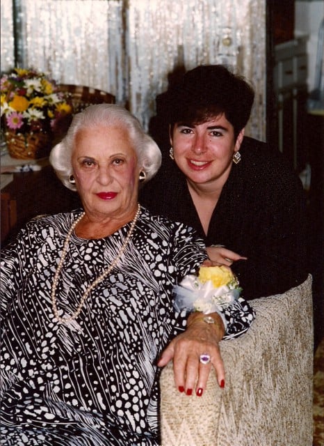 Photograph of Rose Sharron and Erika Kerekes.