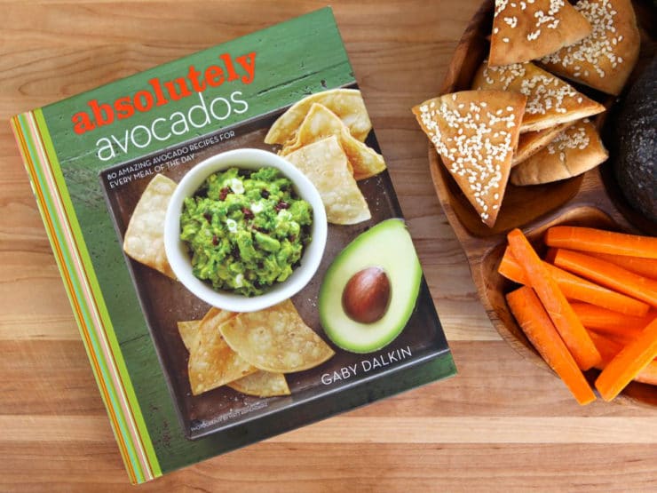 Learn to make creamy Avocado Cilantro Hummus from Gaby Dalkin\'s cookbook \"Absolutely Avocados.\" Great alternative to guacamole.