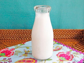 How to Make Cashew Milk - Learn to make creamy non-dairy cashew milk at home. Use in place of dairy milk in coffee, over cereal or on its own!
