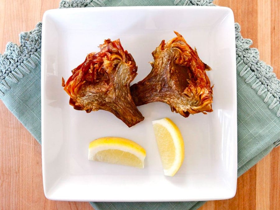 Recipe For Jewish Style Fried Artichokes Carciofi Alla Giudea   Jewish Fried Artichoke Recipe On TheShiksa.com  900x675 