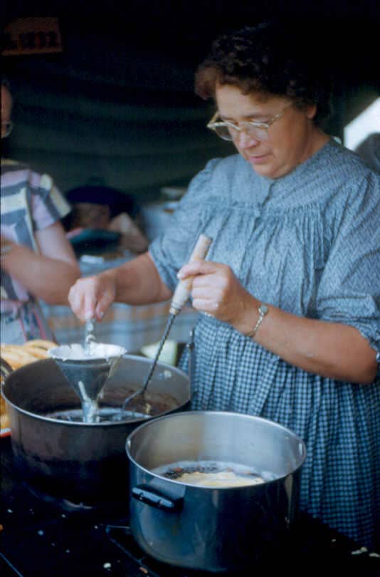 Funnel Cake - Learn the history of funnel cake, from medieval Anglo-Norman times to present, and try a tasty traditional Pennsylvania Dutch recipe from 1916.