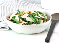 Green Bean Salad with Parmesan, Walnuts and Mint Pinterest Pin