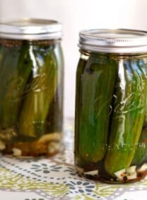 Quick Pickles on TheShiksa.com #Jewish #recipe