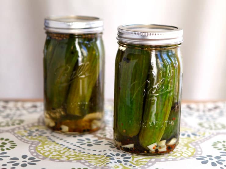 Quick Pickles on TheShiksa.com #Jewish #recipe