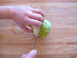 Separating the Heart from a Raw Artichoke - Learn the technique for getting to the heart of raw artichokes, how to clean and prepare them as well as steam them.