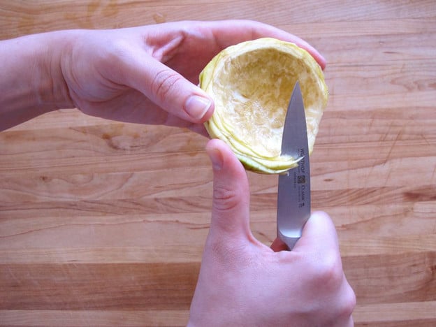 Separating the Heart from a Raw Artichoke - Learn the technique for getting to the heart of raw artichokes, how to clean and prepare them as well as steam them.