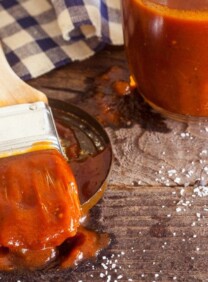 Southern-Style Barbecue Sauce - Chef Louise Mellor shares a vintage 1965 recipe for Barbecue Sauce from "The Southern Cookbook - 250 Fine Old Recipes." Bright, tangy, spicy and slightly sweet.