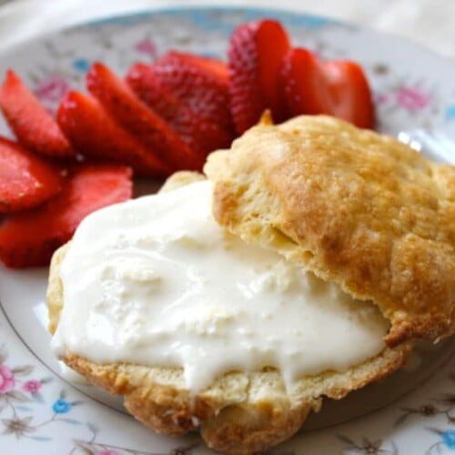 The Old Fashioned Way: Clotted Cream and Scones - Sharon Biggs Waller shares how to make old fashioned British-style Clotted Cream and warm, freshly baked English scones.